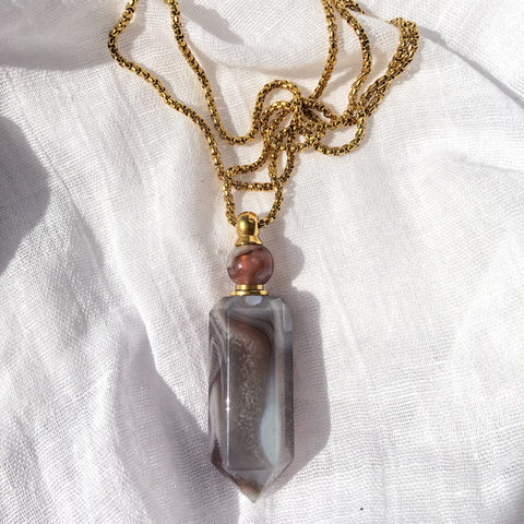 Botswana Agate Oil Necklace